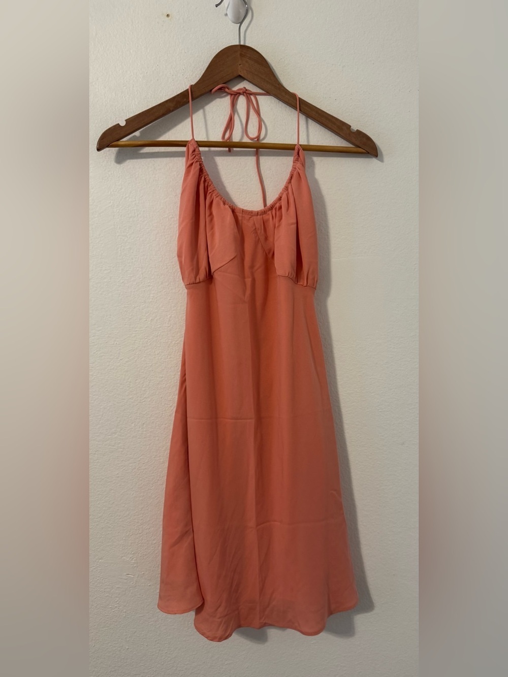 Abercrombie and Fitch Halter Flared Slip Dress Low Back 90s y2k NWT Small